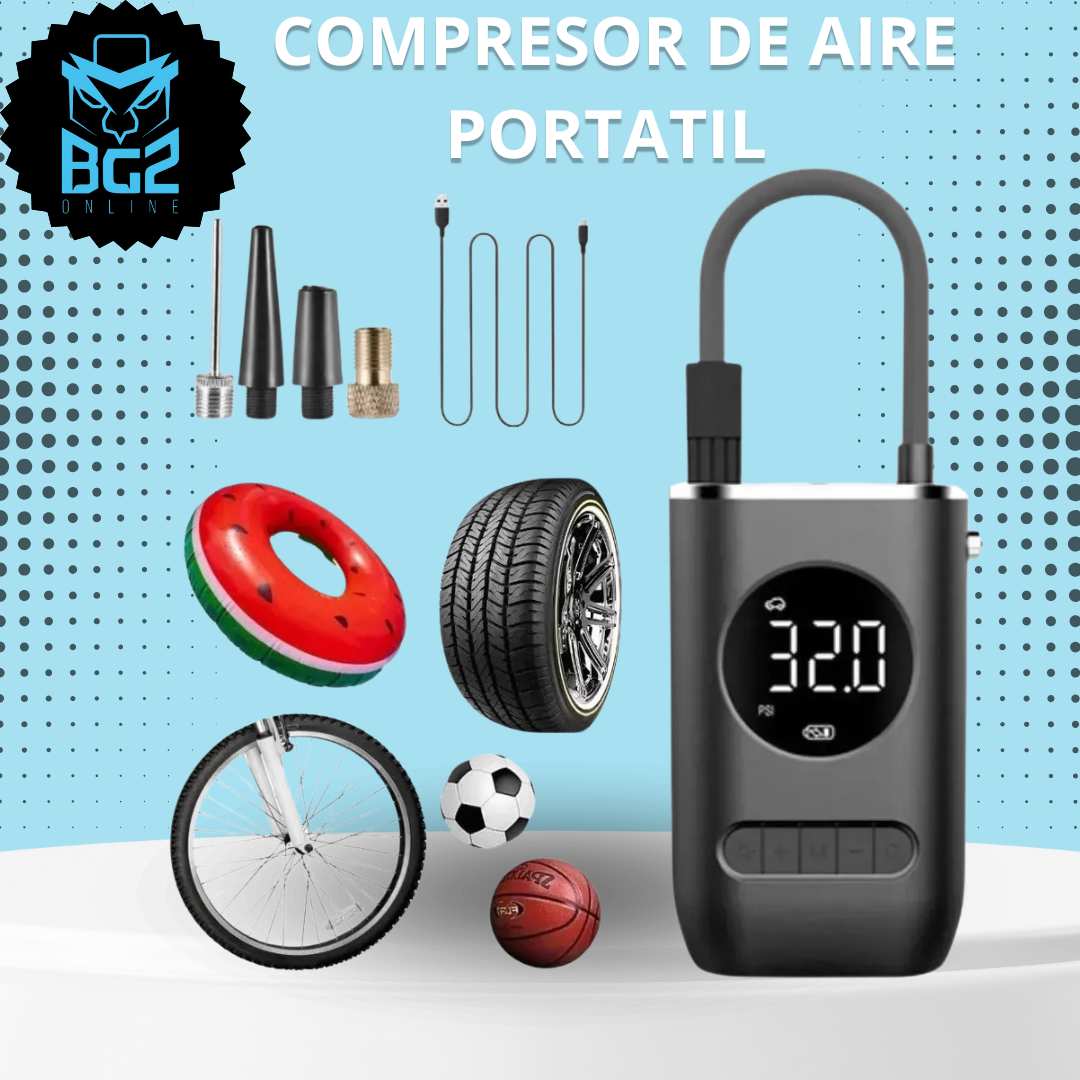 COMPRESOR DE AIRE PORTÁTIL